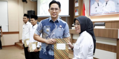 215 PPPK Teknis Khusus Kemensos di Lamsel Terima SK Pengangkatan
