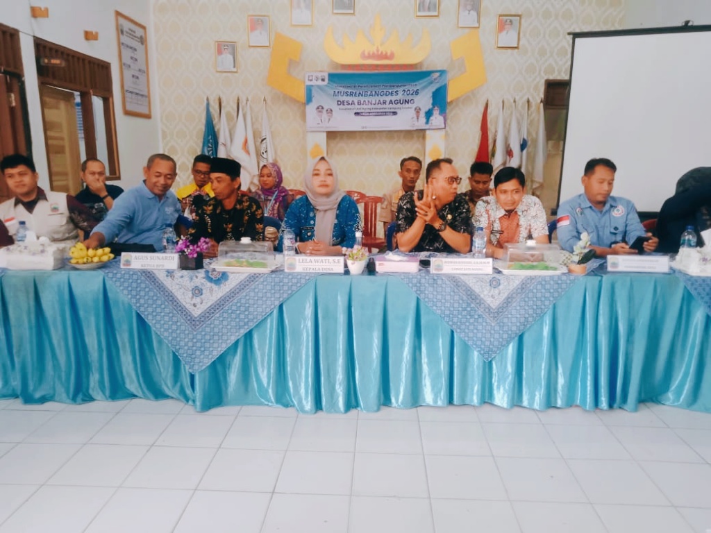 Pemerintah Desa Banjar Agung Gelar Musrenbangdes Pembangunan Infrastruktur Menjadi Perioritas Tahun 2026