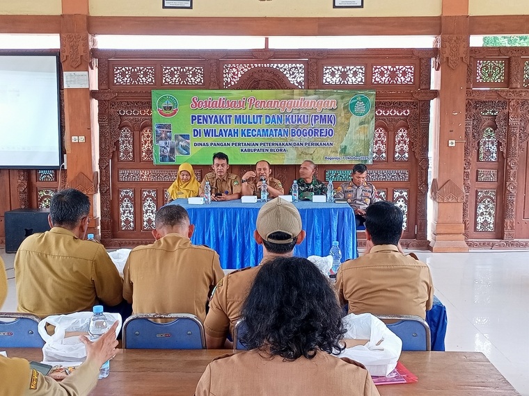 DP4 Blora Gelar Sosialisasi Penanggulangan PMK di Kecamatan Bogorejo