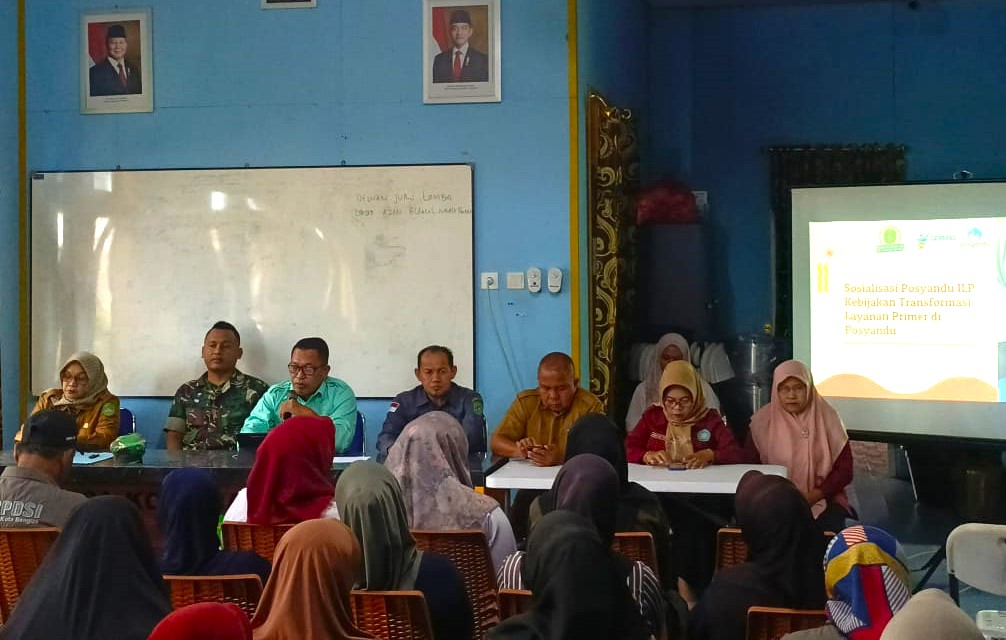 Babinsa Hadiri Sosialisasi Posyandu Remaja, Dukung Kesehatan Generasi Muda
