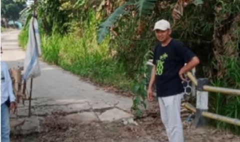 Anggota Komisi III DPRD Lamsel Derri Kusuma, Minta Warga Kawal Pembangunan Ruas Jalan yang Mulai Dikerjakan