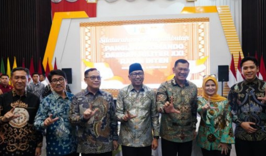 Forkopimda Provinsi Lampung Sambut Pangdam XXI/Radin Intan