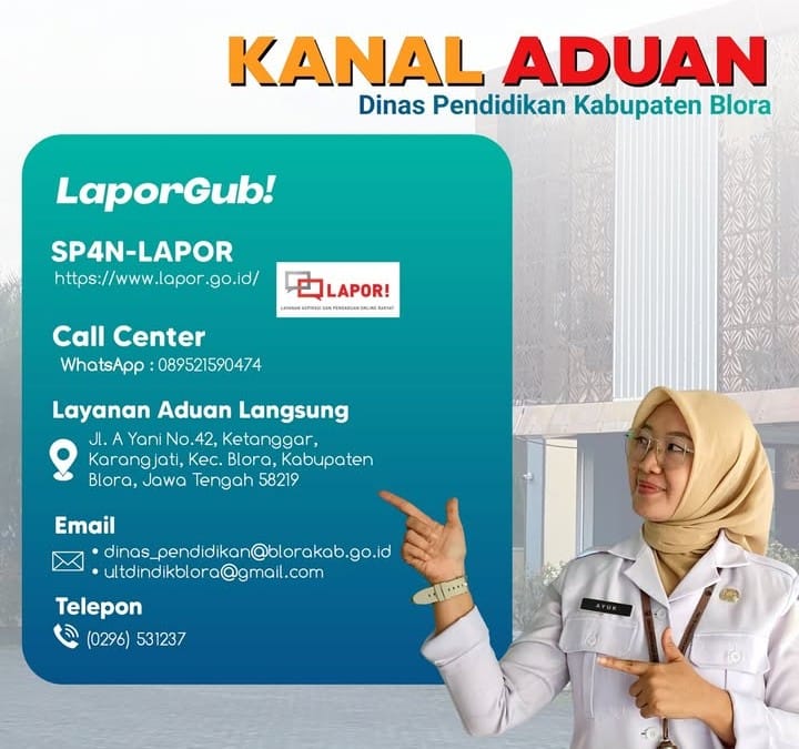 Dindik Blora Meluncurkan Kanal Aduan Seputar Dunia Pendidikan 