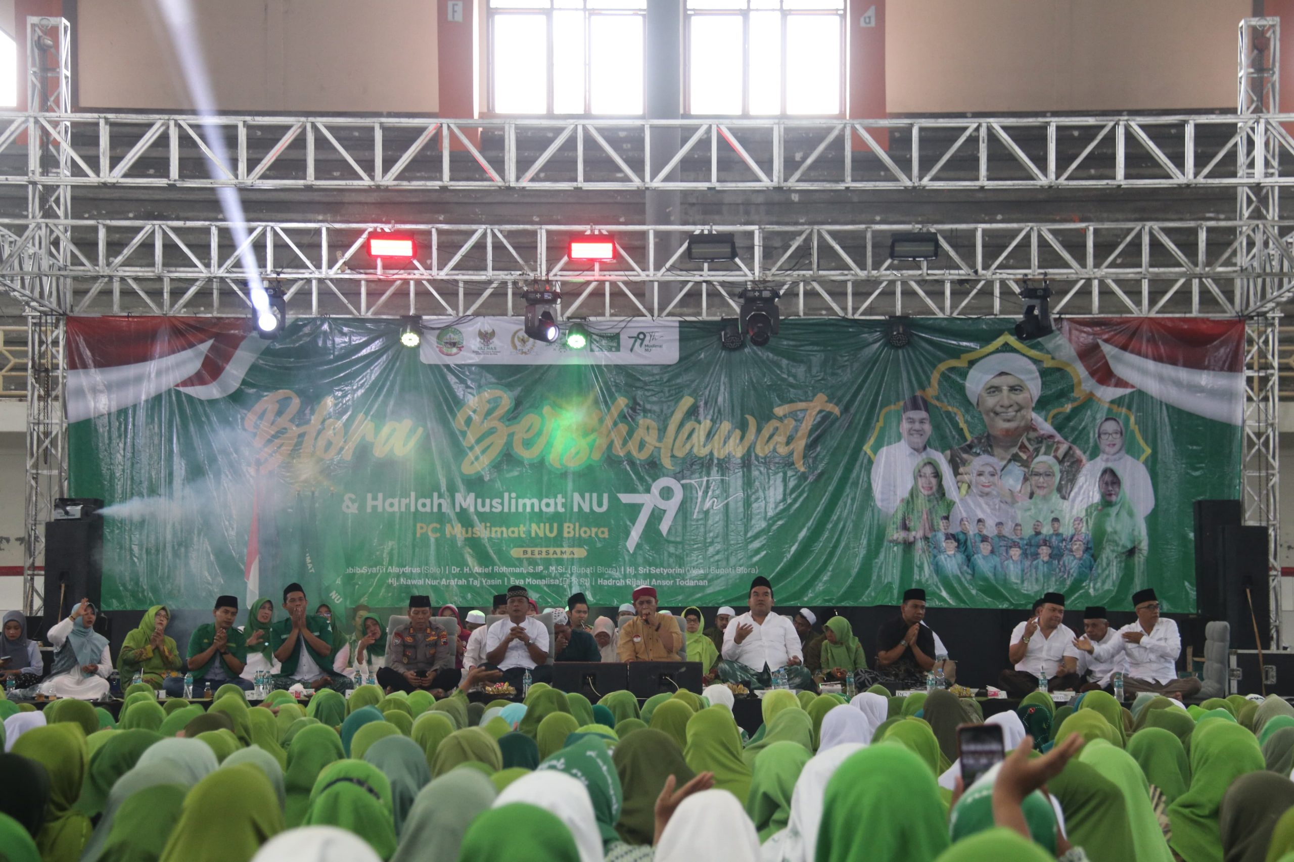 Blora Bersholawat Warnai Harlah ke-79 Muslimat NU Blora, Peran Perempuan untuk Kemajuan Daerah Ditekankan