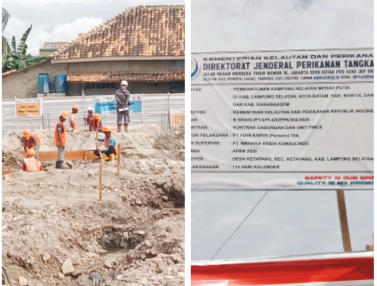 LSM PRO RAKYAT Soroti Proyek 15 Milyar Lebih Di Ketapang Lampung Selatan Jangan Cuma Jadi Proyek Papan Nama