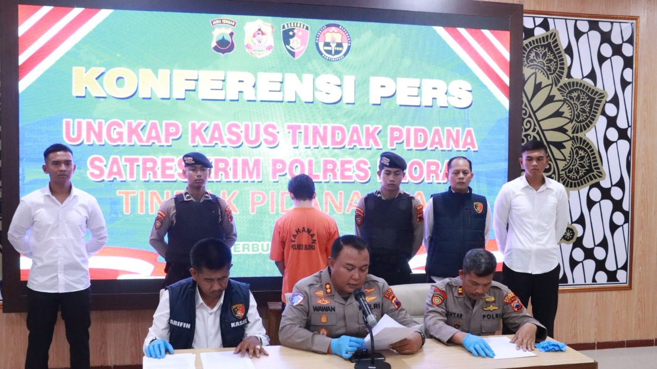 Polres Blora Tangkap Pemuda Diduga Lakukan Persetubuhan terhadap Anak di Bawah Umur