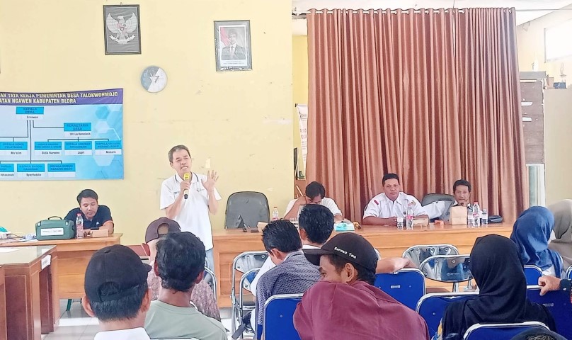 Pemdes Talokwohmojo dan Pupuk Indonesia Galakkan Penggunaan Pupuk Organik di Blora