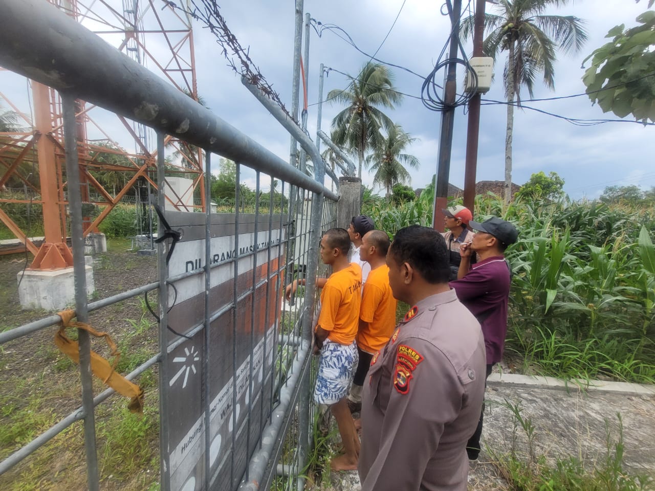 Tak Tinggal Diam Polisi Ungkap Kasus Pencurian Kabel Tower Di Palas