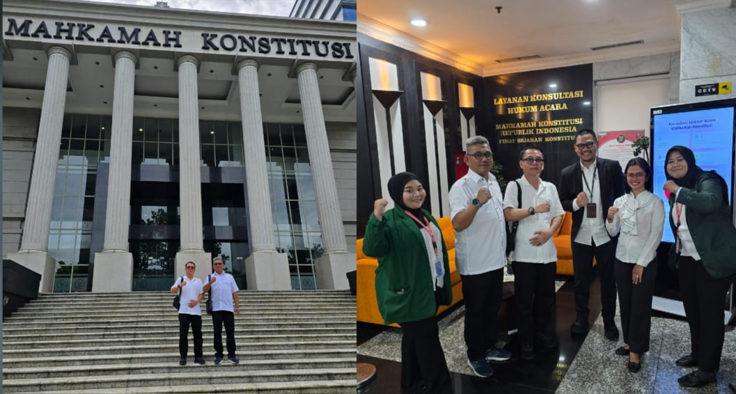 LSM Pro Rakyat Sambangi Mahkamah Konstitusi RI Komitmen Penegakan Hukum Secara Konstitusional