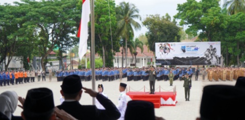 Pemkab Lampung Selatan Peringati Hari Pahlawan Nasional dengan Khidmat dan Penuh Makna