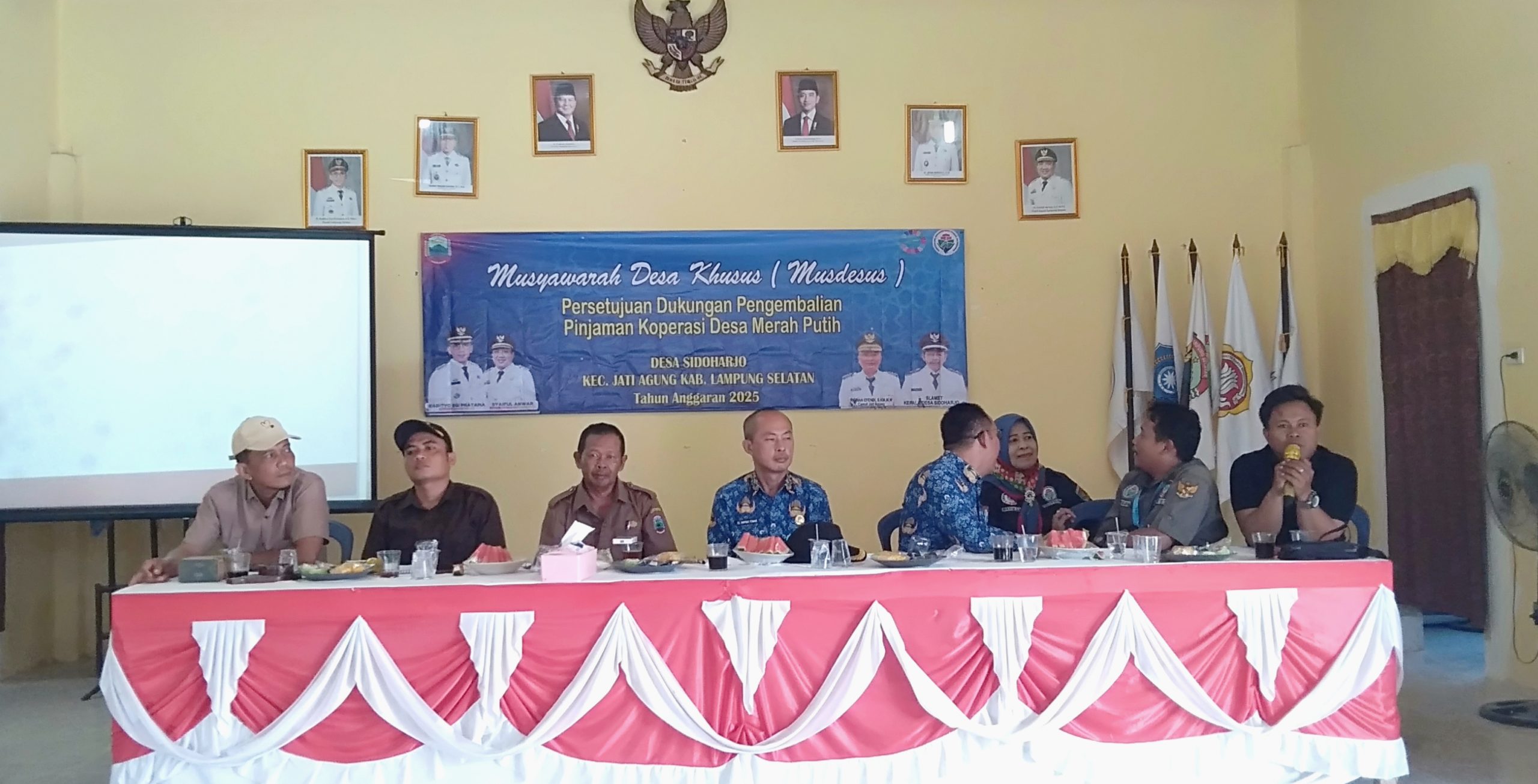 Pemerintah Desa Sidoharjo Gelar Musdesus Persetujuan Dukungan Pengembalian Pinjaman Kopdes MP