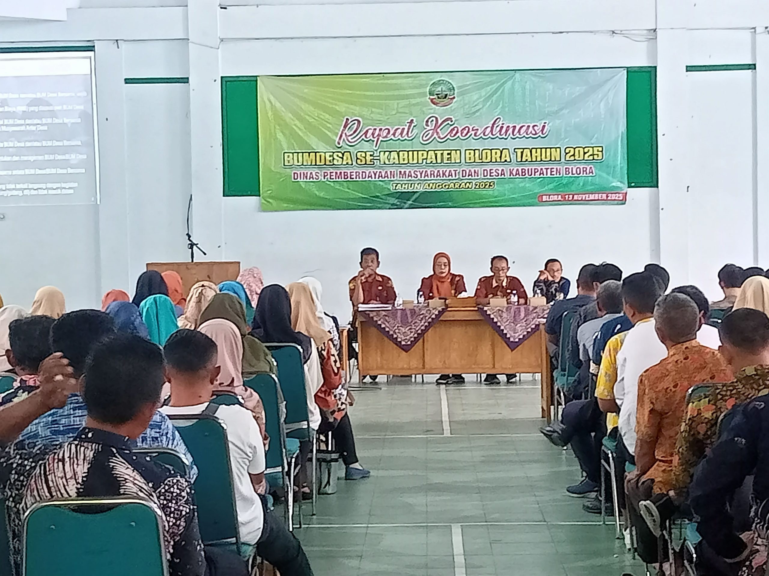 DPMD Blora Menggelar Rakor Perkuat Tata Kelola Dana BUMDes 2025