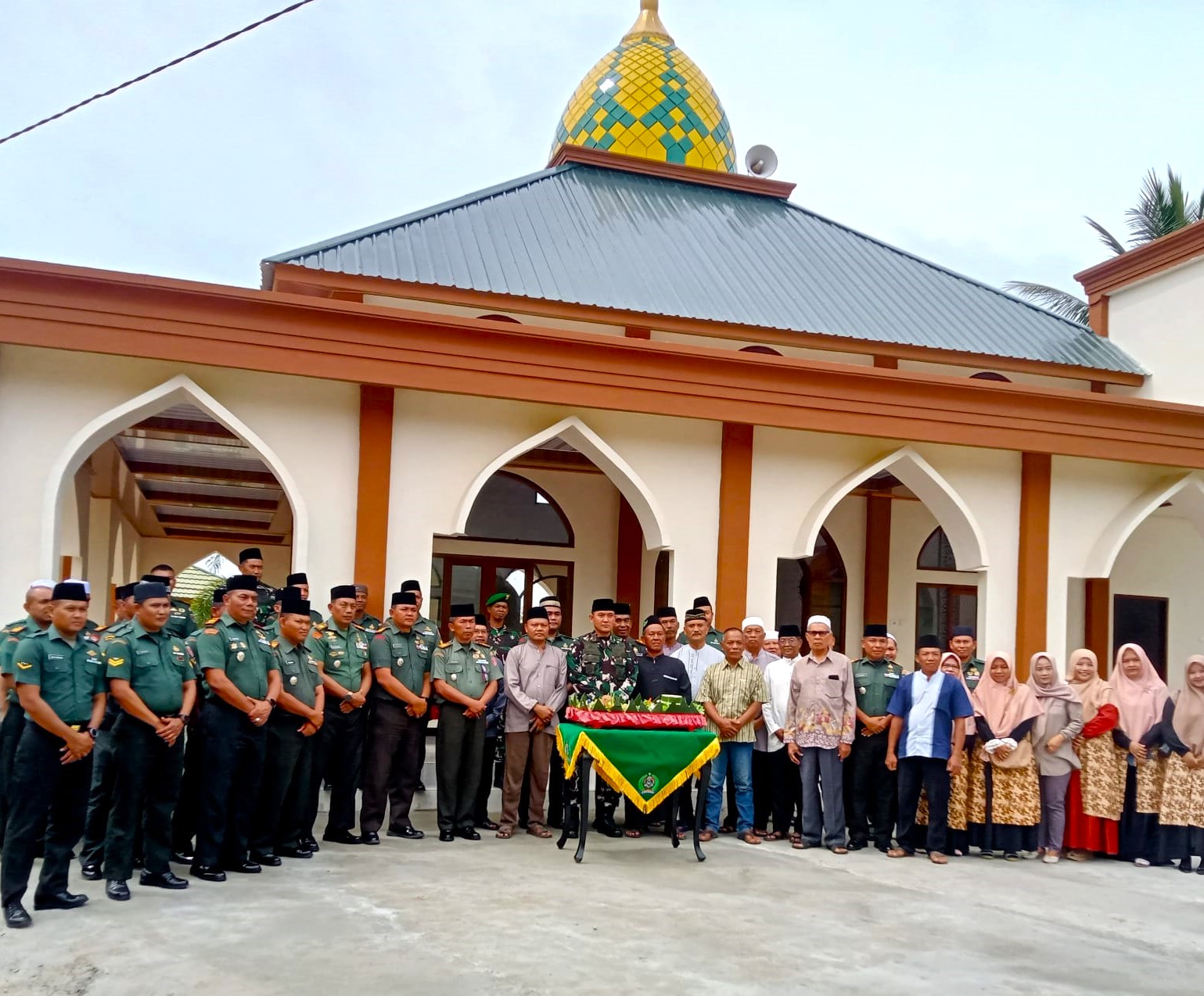 Tingkatkan Keimanan Dan Ketaqwaan Anggota Prajurit, Dandim 0906/Kkr Resmikan Mushola Darul Jihat
