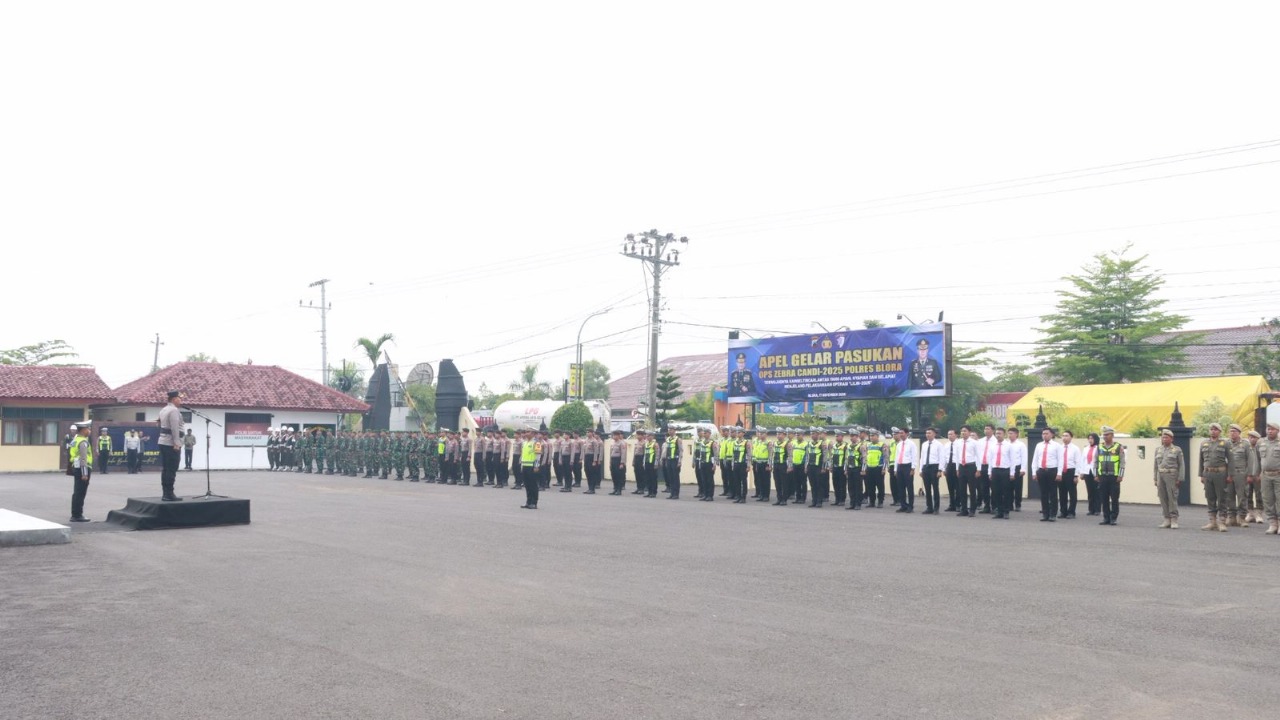 Polres Blora Gelar Operasi Zebra Candi 2025 untuk Tekan Angka Kecelakaan