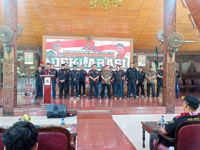 Grib Jaya Blora Resmi Dideklarasikan, Komitmen Jaga Kondusivitas dan Sinergi dengan Pemerintah