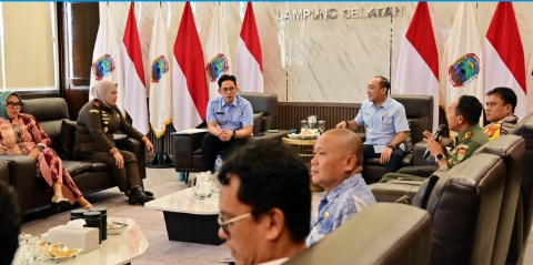 Bupati Egi Pastikan Pemkab Lamsel Dukung Penuh Penyelesaian Pembangunan Gerai dan Gudang KDMP