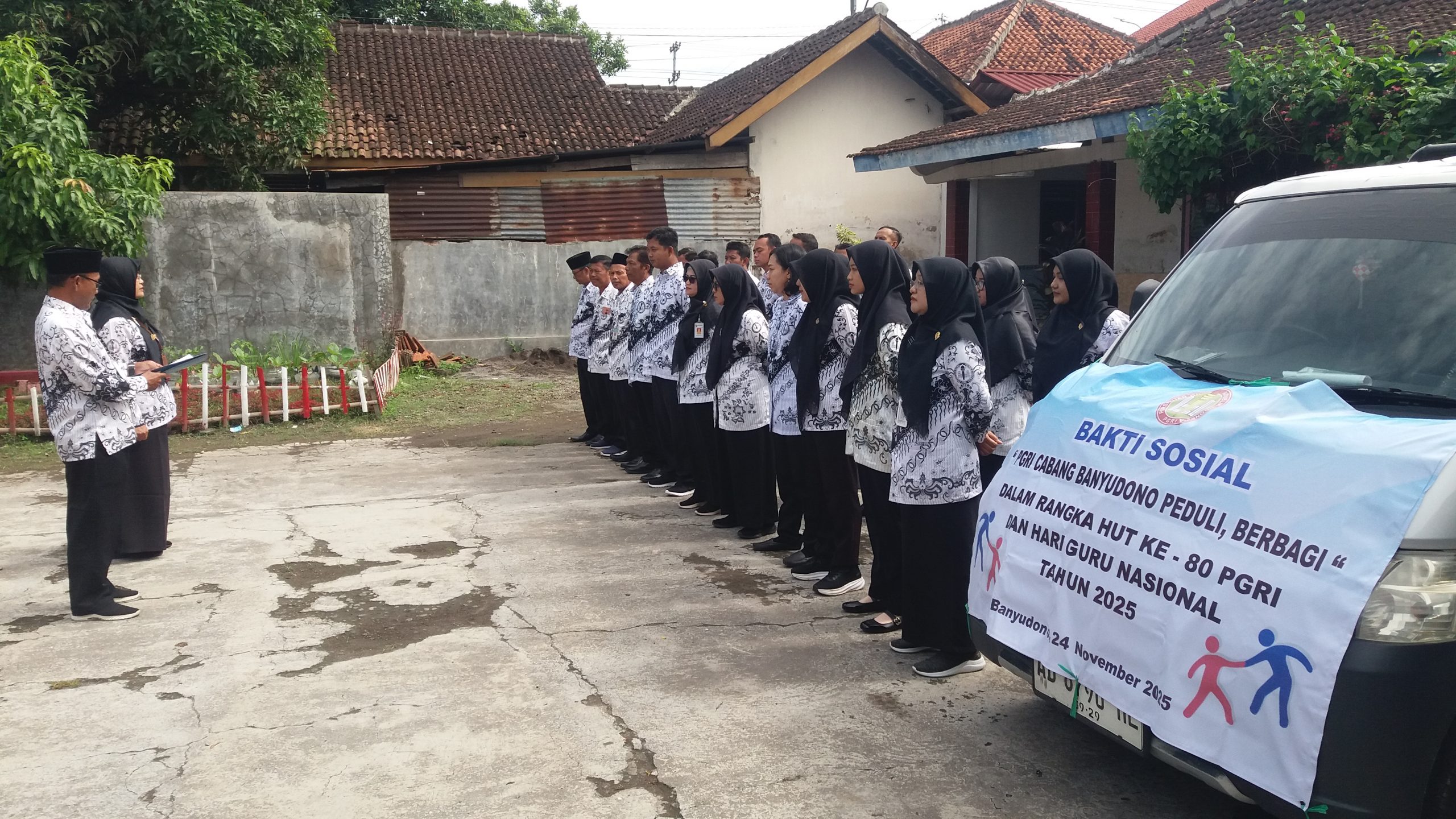 INSPIRATIF, PGRI Banyudono Gelar Baksos Sambangi Panti Asuhan