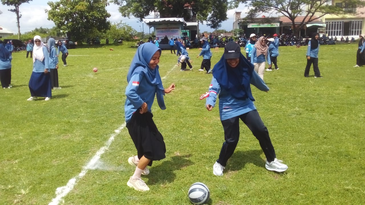 Unik, Peringati HGN K3S Banyudono Gelar Lomba Sepak Bola Kolosal