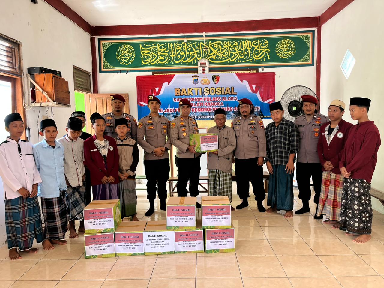 Satreskrim Polres Blora Gelar Baksos Sembako di Kunduran, Wujud Kepedulian dan Transformasi Humanis