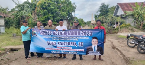 Tak Mau Sekadar Janji, Agus Sartono Kawal Jalan Dusun 4 Sidowaluyo Lewat E-Pokir