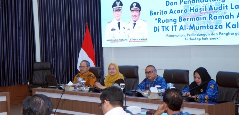 Anton Carmana Wakili Bupati Egi Sampaikan Apresiasi kepada Tim Auditor Kementerian PPPA RI