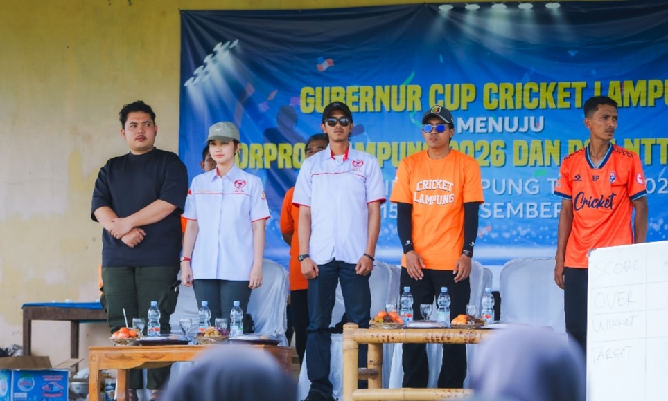 Nilam Tutup Gubernur Cup Cricket 2025,Optimis Cricket Lampung Lebih Maju