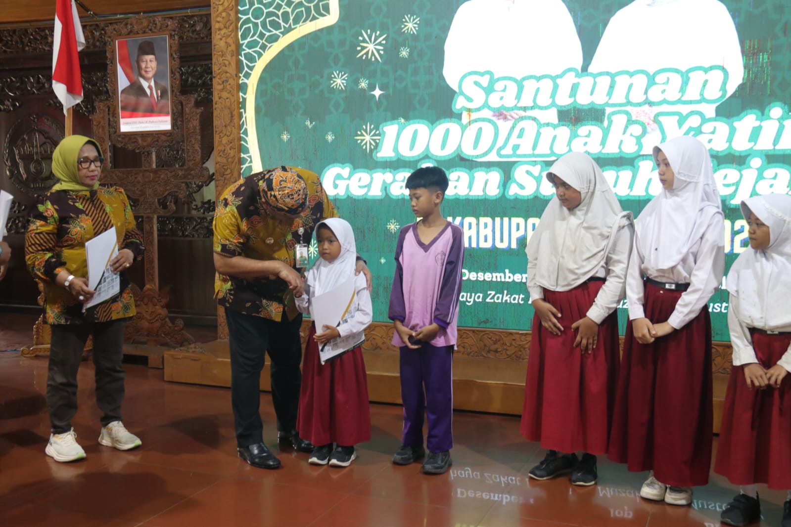 Baznas Blora Salurkan Santunan ke 1.000 Anak Yatim/Piatu Melalui Program GASTRA