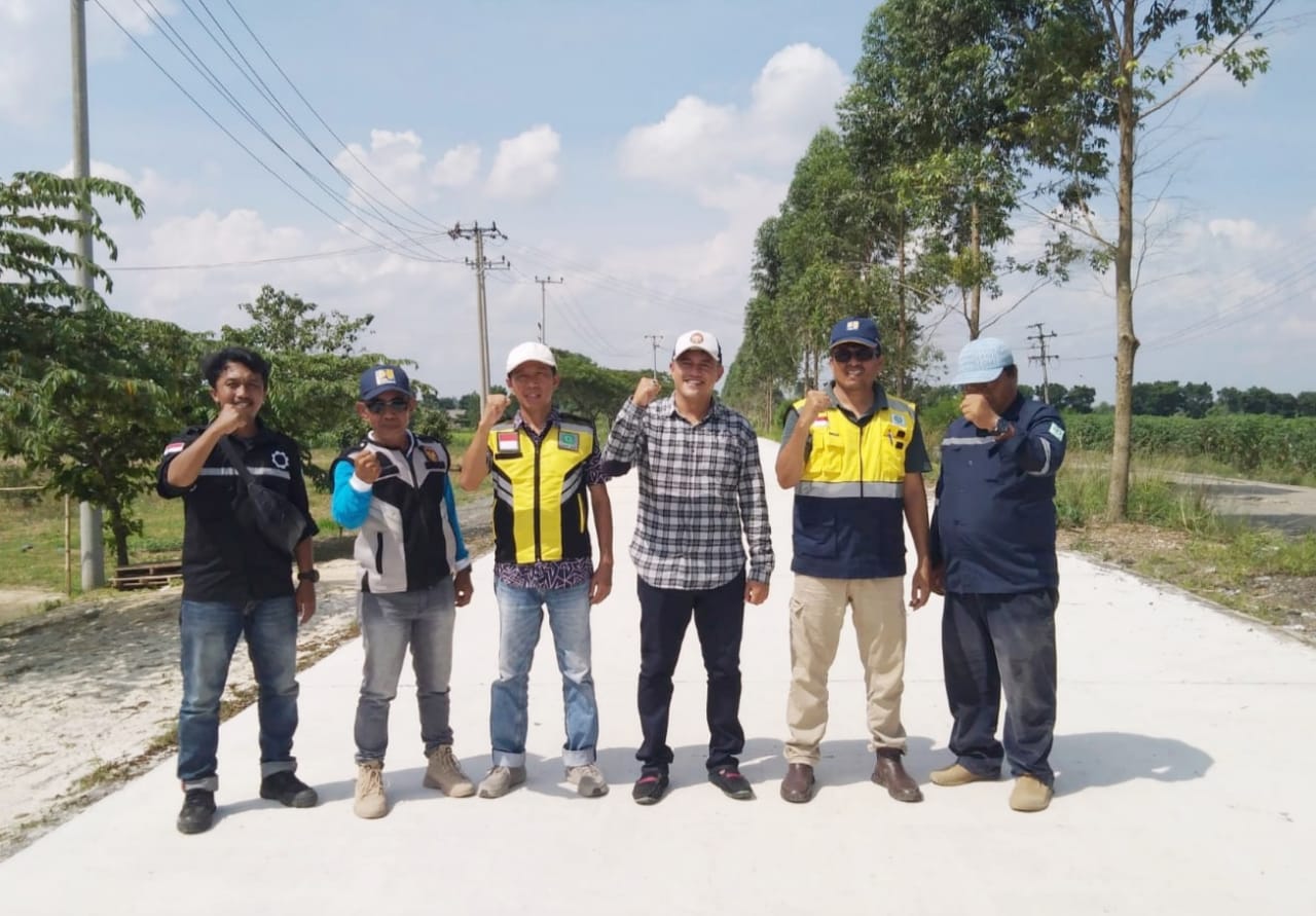 Peningkatan Jalan Rabat Beton, Kota Baru Sinar Rejeki Selesai Dikerjakan Memasuki Provisional Hand Over