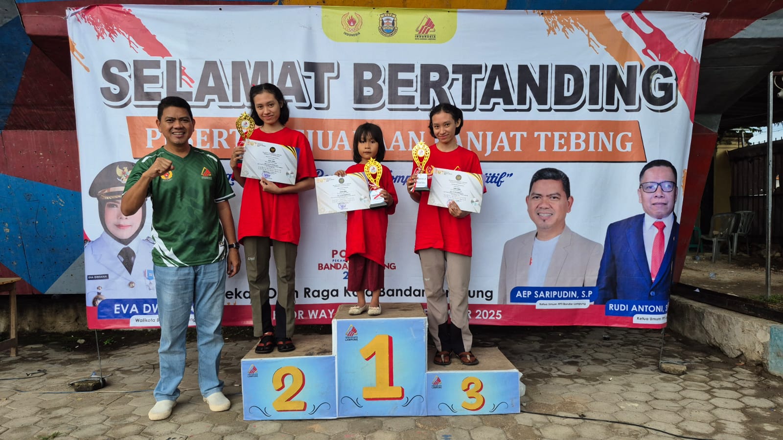 Porkot Bandar Lampung 2025,FPTI Berhasil Menjaring 38 Atlet Muda Baru