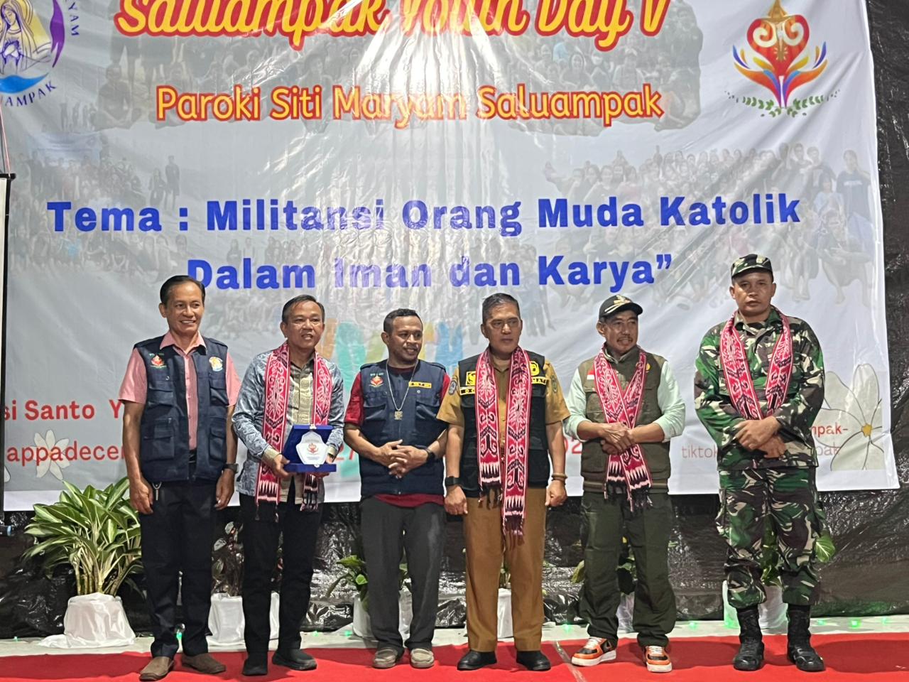 Gelar Camp Youth Day V, OMK Paroki Siti Maryam Saluampak harus Militansi Dalam Iman dan Karya
