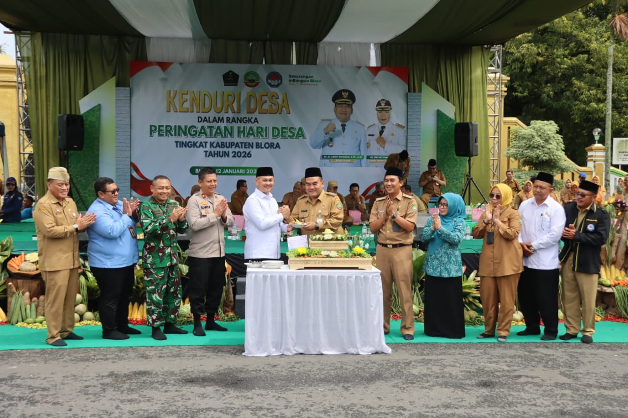 Ribuan Unsur Desa dan Kecamatan Gelar Kenduri Desa di Blora, Galang Dana untuk Korban Bencana Sumatera-Aceh