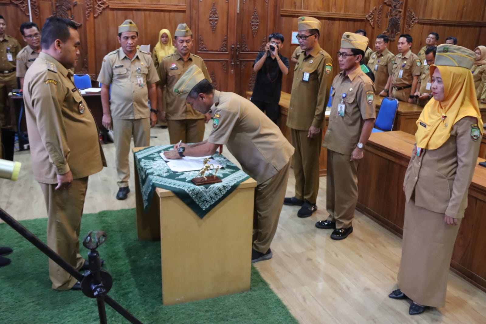 Empat Pejabat Eselon II Dilantik, Bupati Arief Rohman