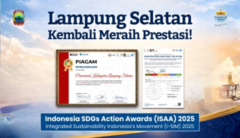 Prestasi Nasional: Lampung Selatan Raih Predikat “The Exciter” di I-SIM 2025
