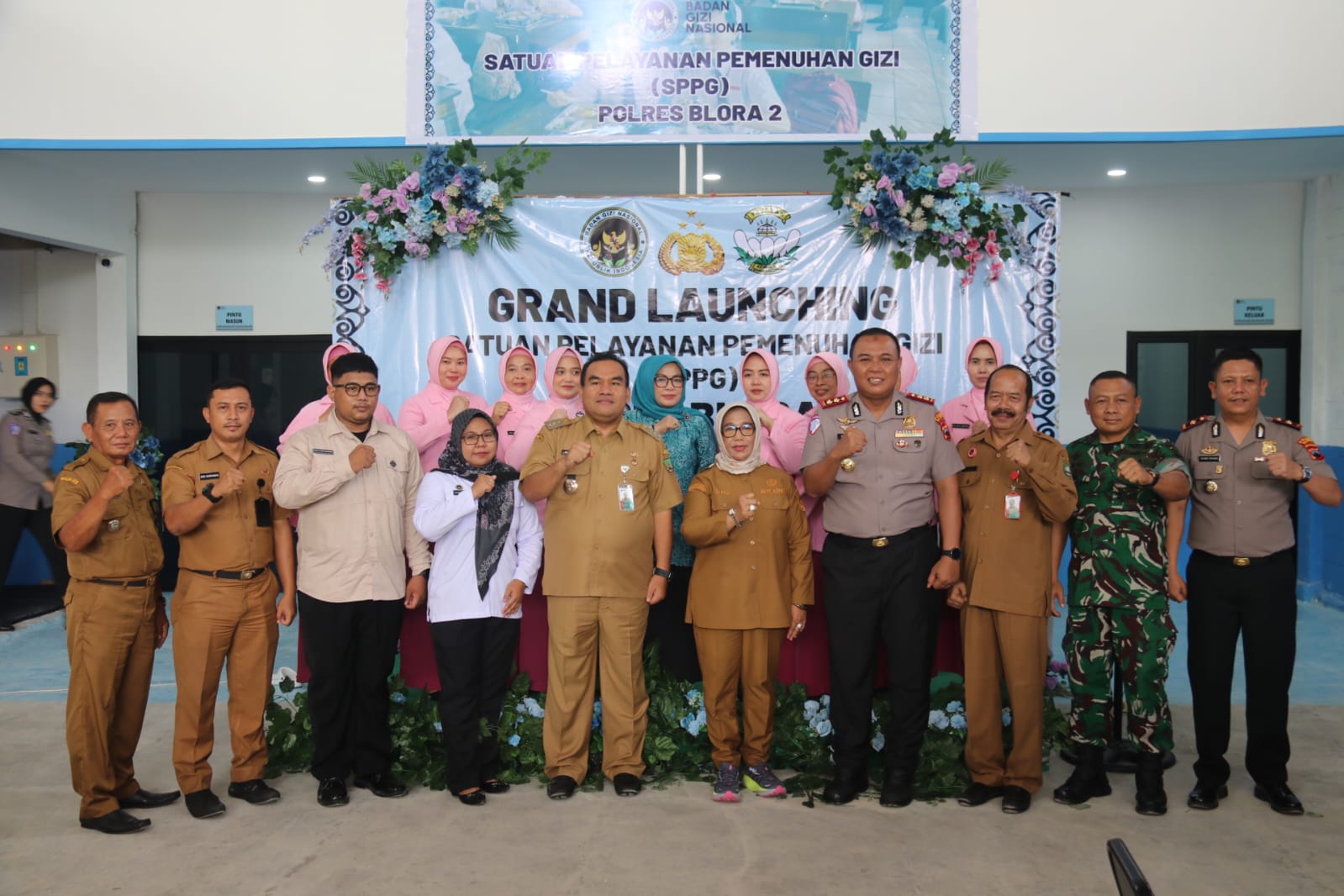 Bupati Blora Resmikan SPPG Polres Blora 2, Dukung Program MBG dengan Standar Sanitasi Tinggi