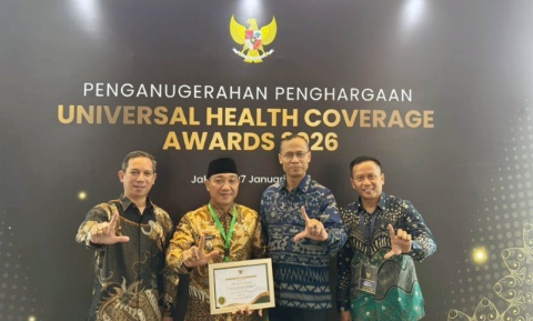 Di Bawah Kepemimpinan Egi–Syaiful, Lampung Selatan Raih Pengakuan Nasional UHC Award 2026