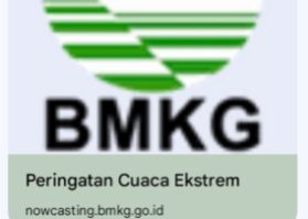 BMKG Keluarkan Status Waspada Cuaca Ekstrem Untuk Lampung Selatan dan Bandar Lampung