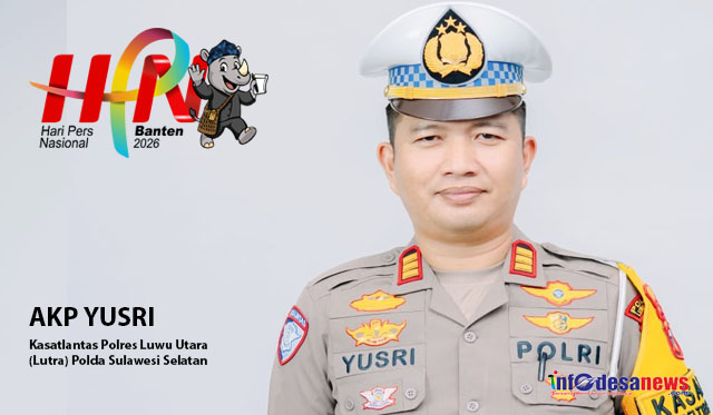 Kasat Lantas Luwu Utara Ucapkan Selamat Kepada Seluruh Wartawan, Jelanh HPN ke 80
