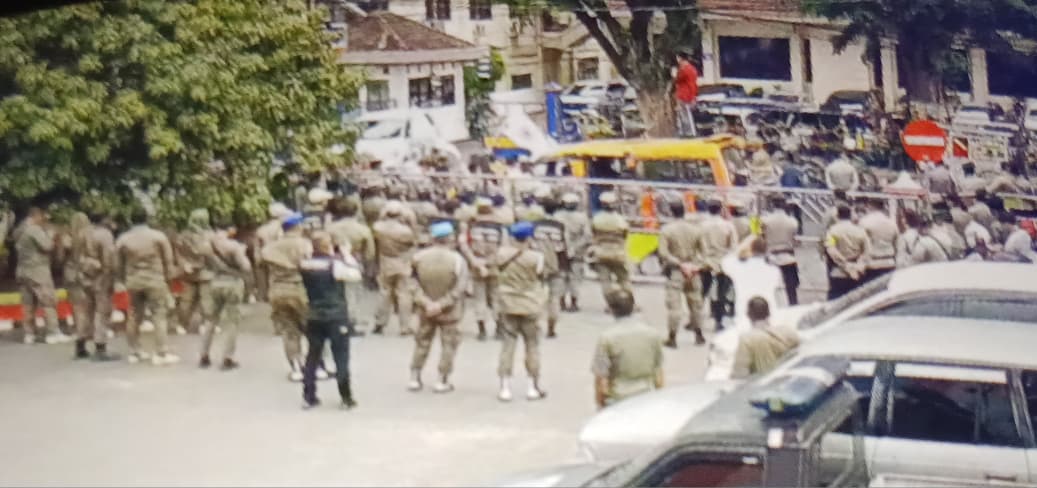 Soroti Anggaran CCTV Seribu Wajah,Aliansi Lembaga Demo Di Pemkot Bandar Lampung