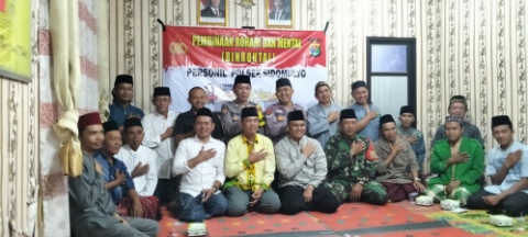 Menjelang Ramadhan, Polsek Sidomulyo Gelar Binrohtal untuk Perkuat Spirit Pelayanan