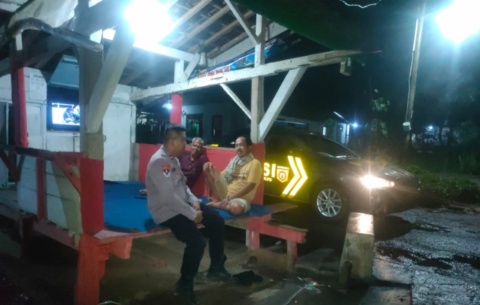 Patroli Dialogis Malam Hari, Polisi Ajak Warga Aktifkan Siskamling