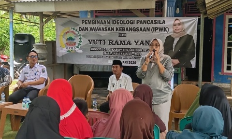 Perkuat Nilai Pancasila, Ketua Komisi III DPRD Lampung Selatan Gelar IPWK