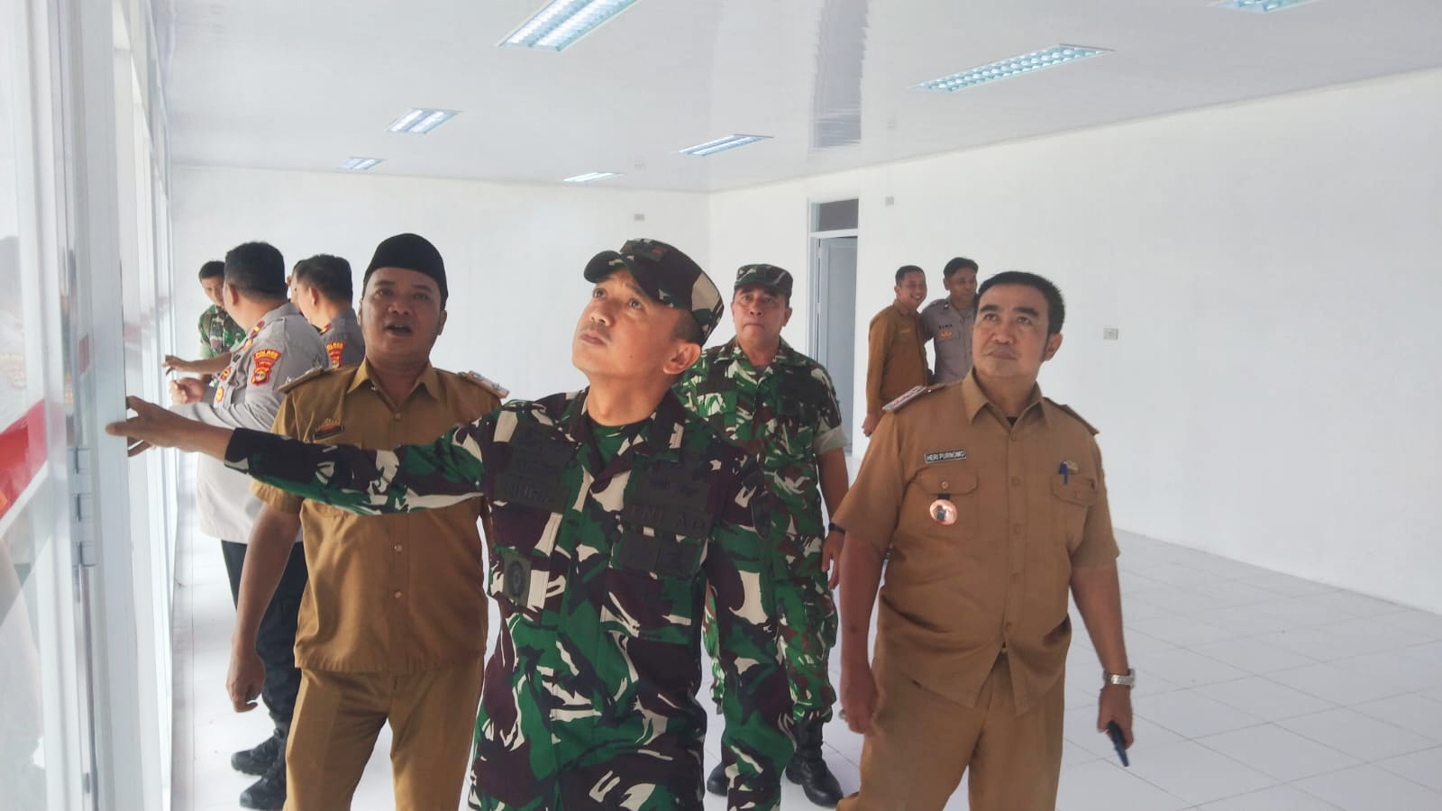 DANDIM 0421/Lampung Selatan,Ikuti Vidcon Percepatan Pembangunan KDKMP Di Desa Budi Lestari