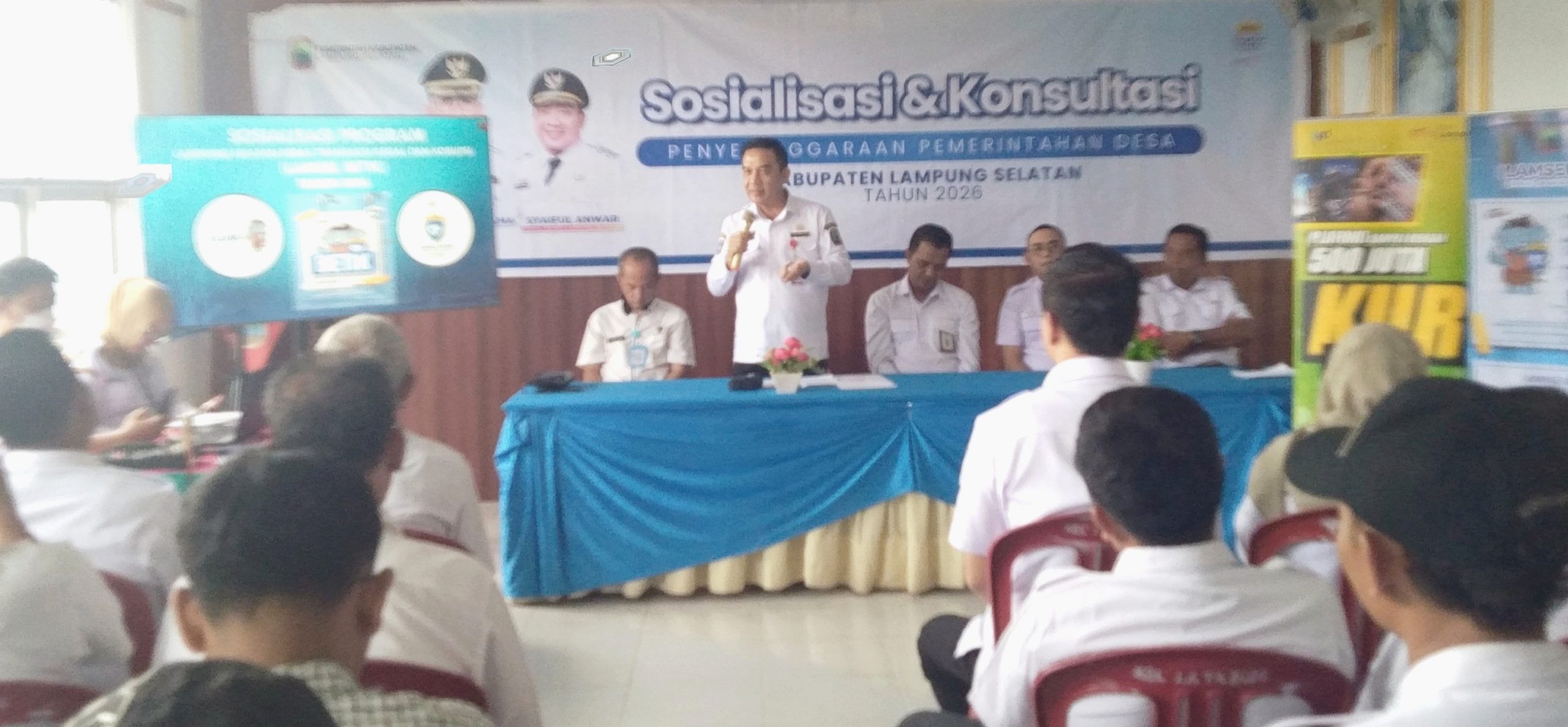 Inspektorat Lampung Selatan Gelar Konsultasi Dan Sosialisasi BETIK Di Kecamatan Jati Agung