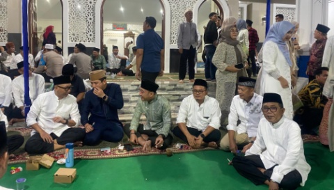 Anggota DPRD Lamsel ,Dwi Riyanto Membersamai Forkopimda Sambut Safari Ramadhan Gubernur Lampung
