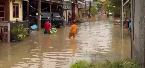 Hujan Berintensitas Tinggi Picu Banjir di Tujuh Desa di Kecamatan Jatiagung