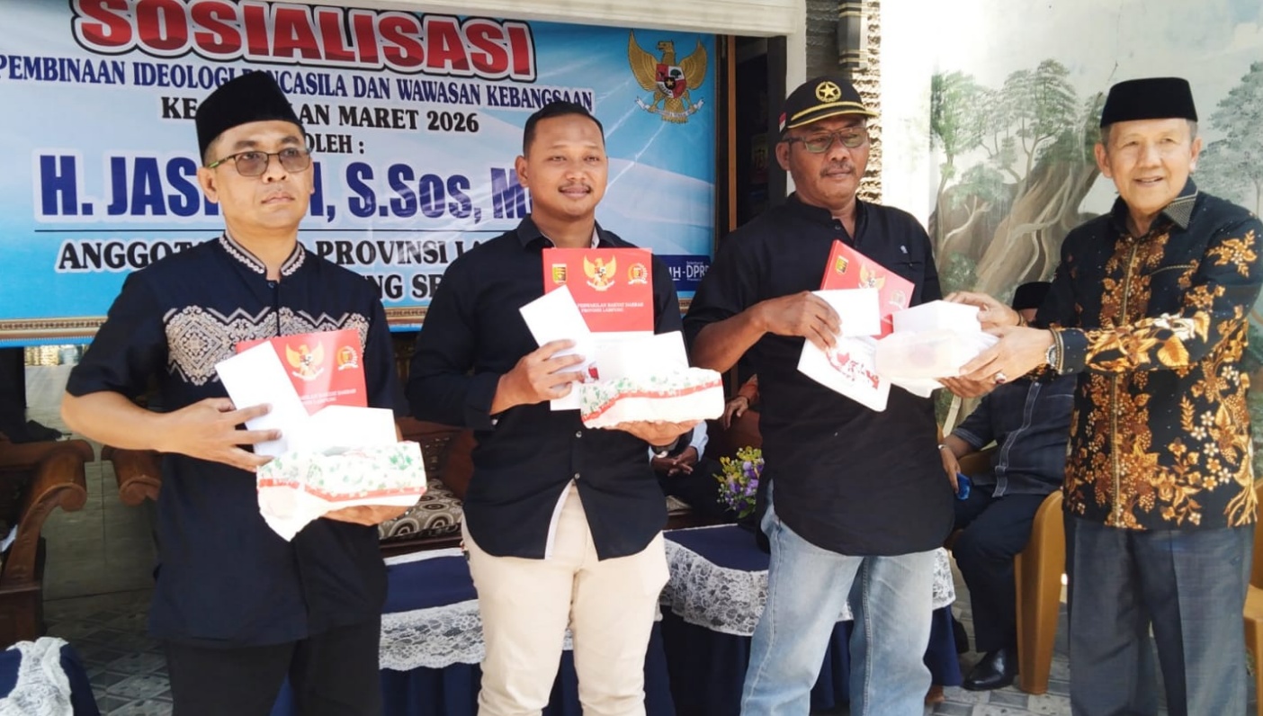 Jasroni Anggota DPRD Provinsi Lampung,Sosialisasi IPWK Ciptakan Rasa Nyaman Serta Adil Antara Pemerintah Dan Masyarakat