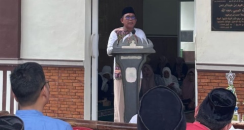 Melalui Mimbar Jum,at, Dwi Riyanto Ajak Doakan Untuk Iran dan Palestina