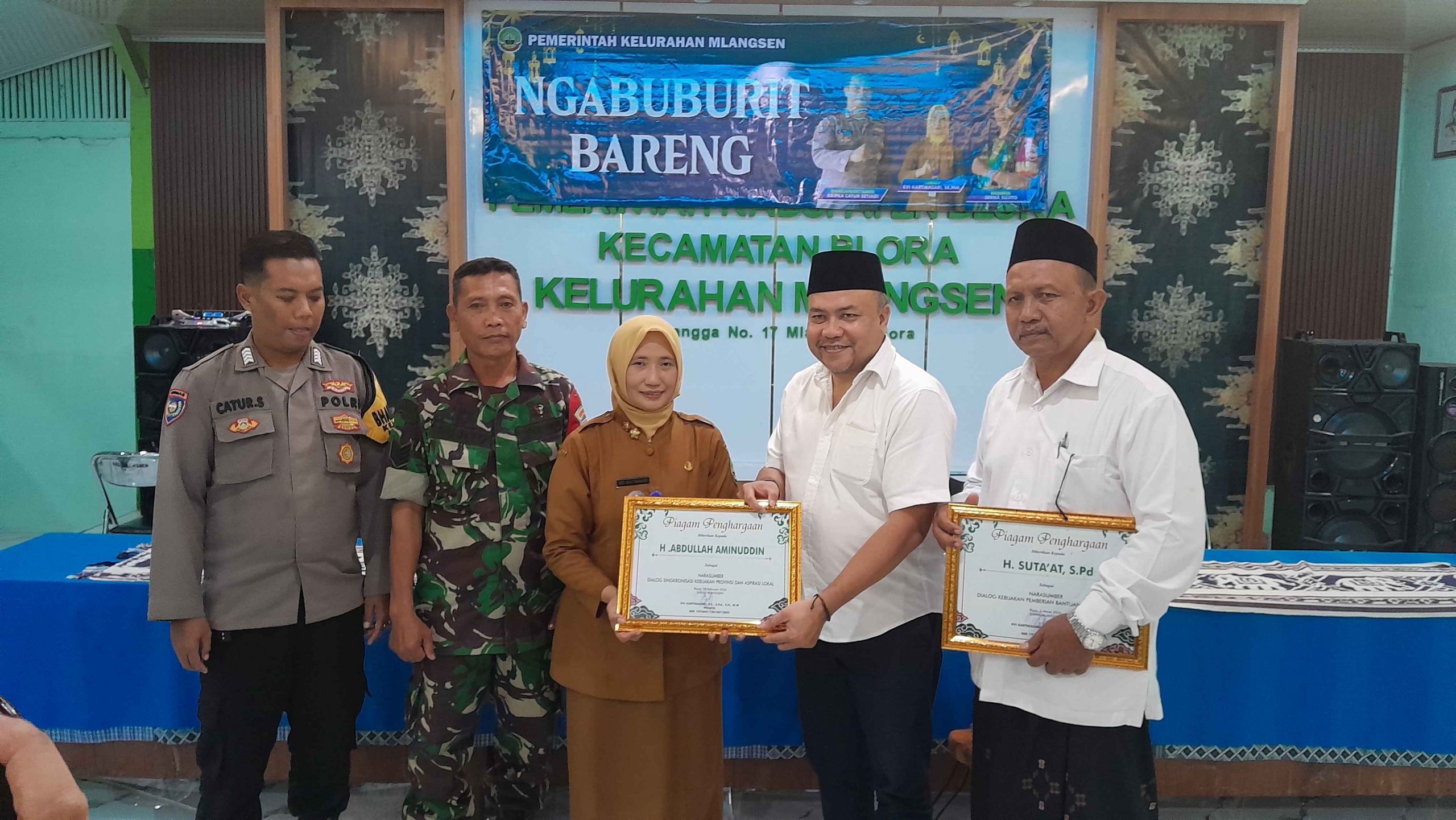 Ngabuburit Bareng Warga Mlangsen, Anggota DPRD Jateng dan Baznas Blora Serap Aspirasi Program Sosial