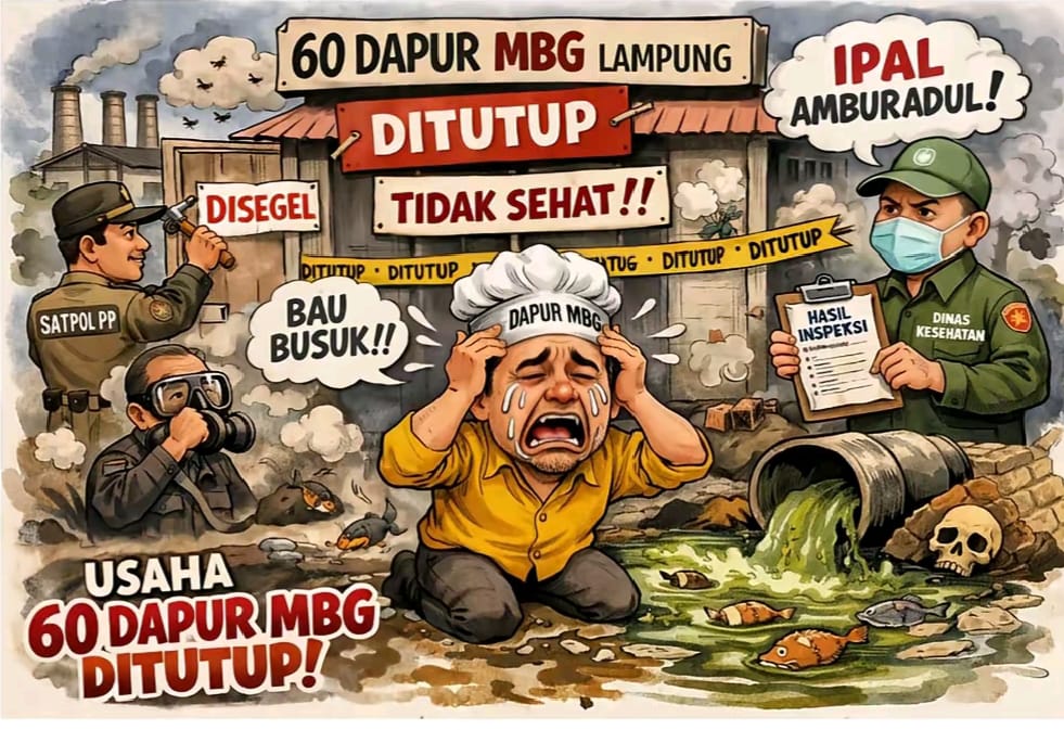60 Dapur SPPG Di Lampung Di Tutup