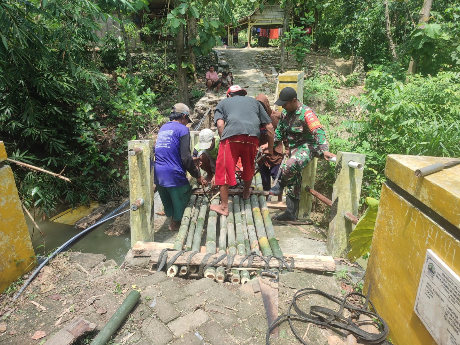 Jembatan Garuda Rusak Parah, Besok Dilakukan Groundbreaking